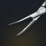 Гемостатический зажим 1255 Halstead-Mosquito изогнутый, 12,5 см Schwert